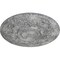 Ekena Millwork Oslo Ceiling Medallion (Fits Canopies up to 10 1/2"), 28 1/8"OD x 1 3/4"P, Ultra Pure White Crackle CM28OSUWC - alternate 3